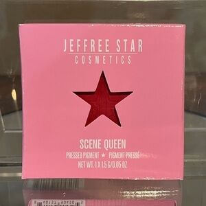 Jeffree Star Eyeshadow, single color, Color is Scene Queen, a red color. NEW!